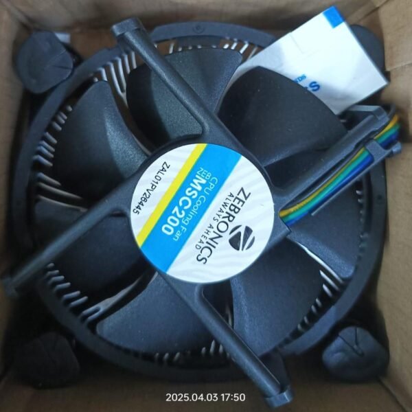 Zebronics CPU Cooling Fan – Intel Processor Compatible - Image 2