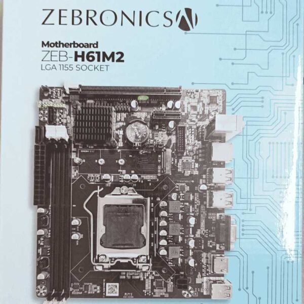 Zebronics H61 Motherboard – LGA 1155, DDR3 RAM Support - Image 3